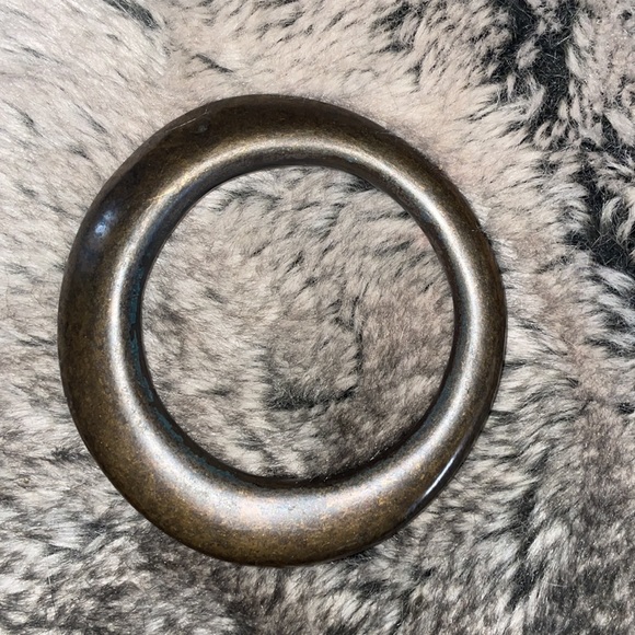 Good as new asymmetrical metal bangle from Holt Renfrew - Picture 2 of 4